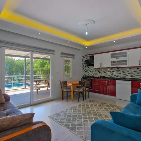 Вилла Avci Villa-fethiye 3+1 In Garden With Private Pool, 10 Minutes To The Фетхие